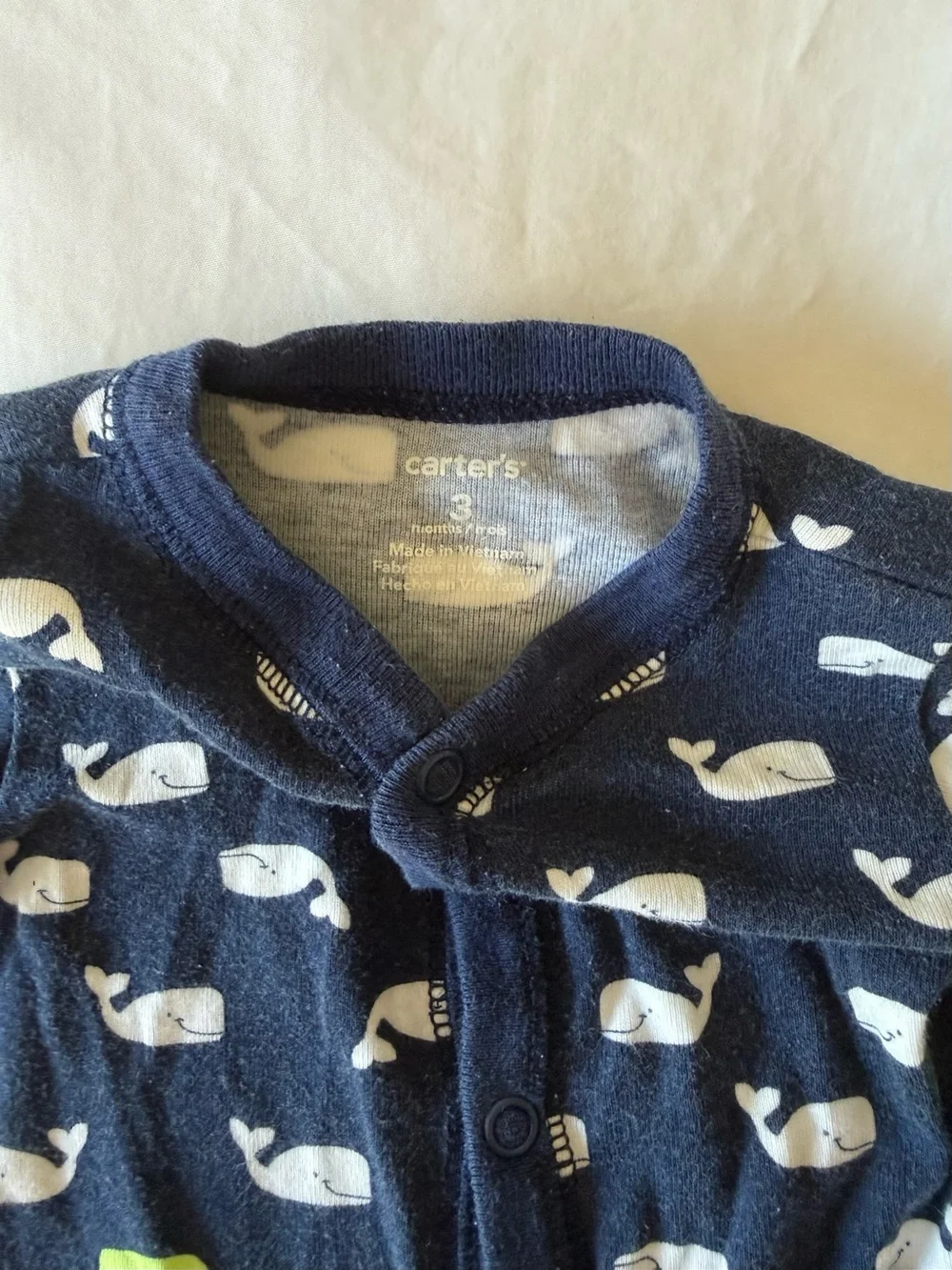Carter’s Baby One-Piece Pajama Set-3M